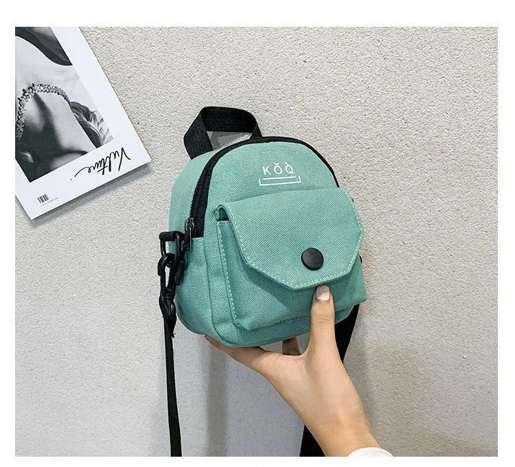 2022 Mini Women Messenger Bags Casual Canvas Shopper Shoulder Bags Women Handbags Crossbody Small Shoulder Bags for Women