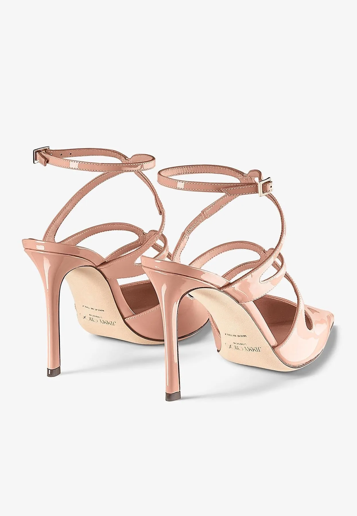 Azia 95 Pointed Pumps in Patent Leather