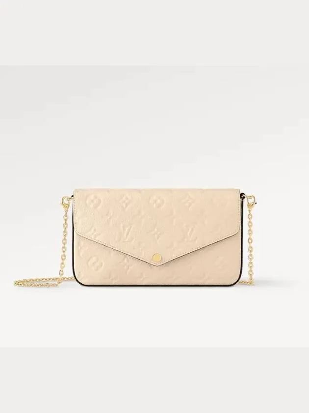 Bag Mini Chain Wallet Shoulder Cross Felicie Pochette Monogram Empreinte Cream M82363