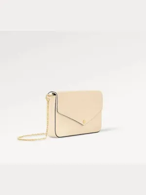 Bag Mini Chain Wallet Shoulder Cross Felicie Pochette Monogram Empreinte Cream M82363
