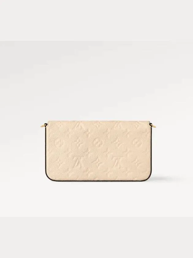 Bag Mini Chain Wallet Shoulder Cross Felicie Pochette Monogram Empreinte Cream M82363