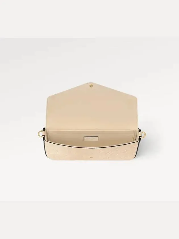 Bag Mini Chain Wallet Shoulder Cross Felicie Pochette Monogram Empreinte Cream M82363