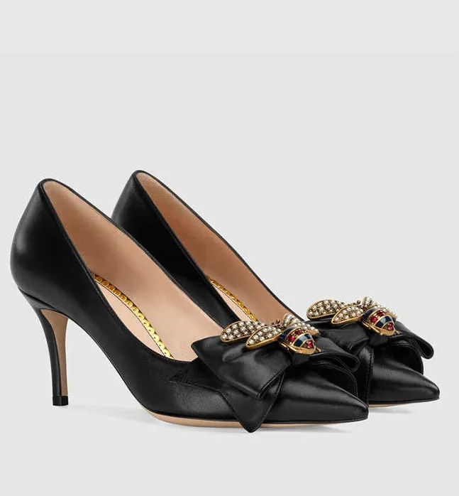 Big Bee Pointed Toe Heel