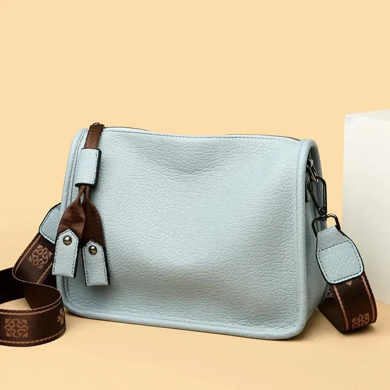 binfenxie High Quality Genuine Leather Women Tote Bag Luxury Soft Cowhide Ladies Shoulder Crossbody Bags 2024 Fashion Female Messenger Sac
