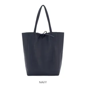 Black Genuine Leather Shopper Bag Large Leather Tote Bag