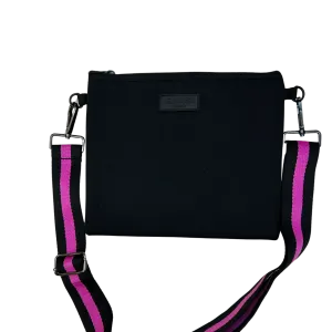 Black Messenger Bag - Full Neoprene