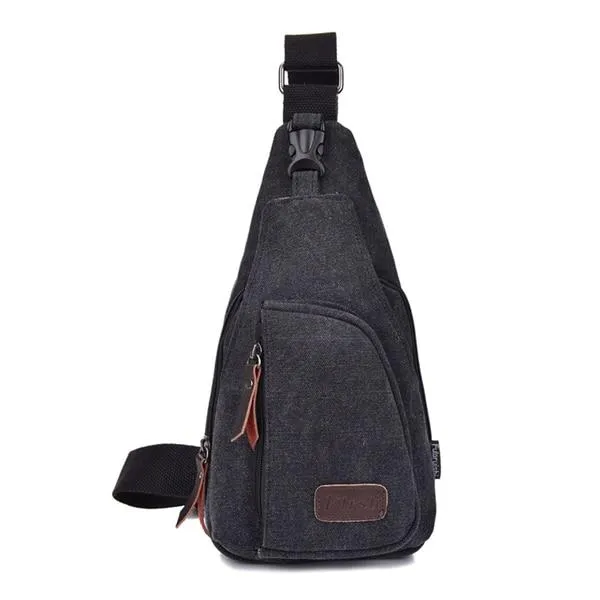 Canvas Crossbody Bag for Men