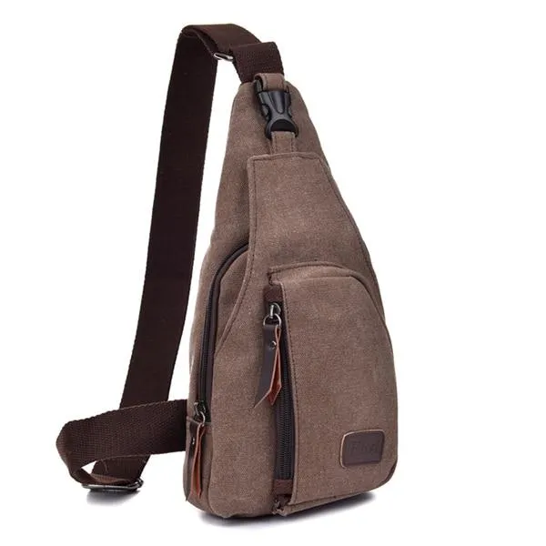 Canvas Crossbody Bag for Men