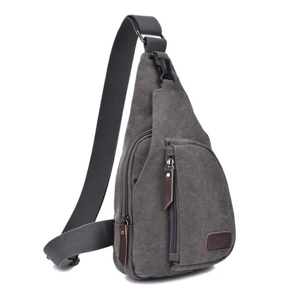 Canvas Crossbody Bag for Men