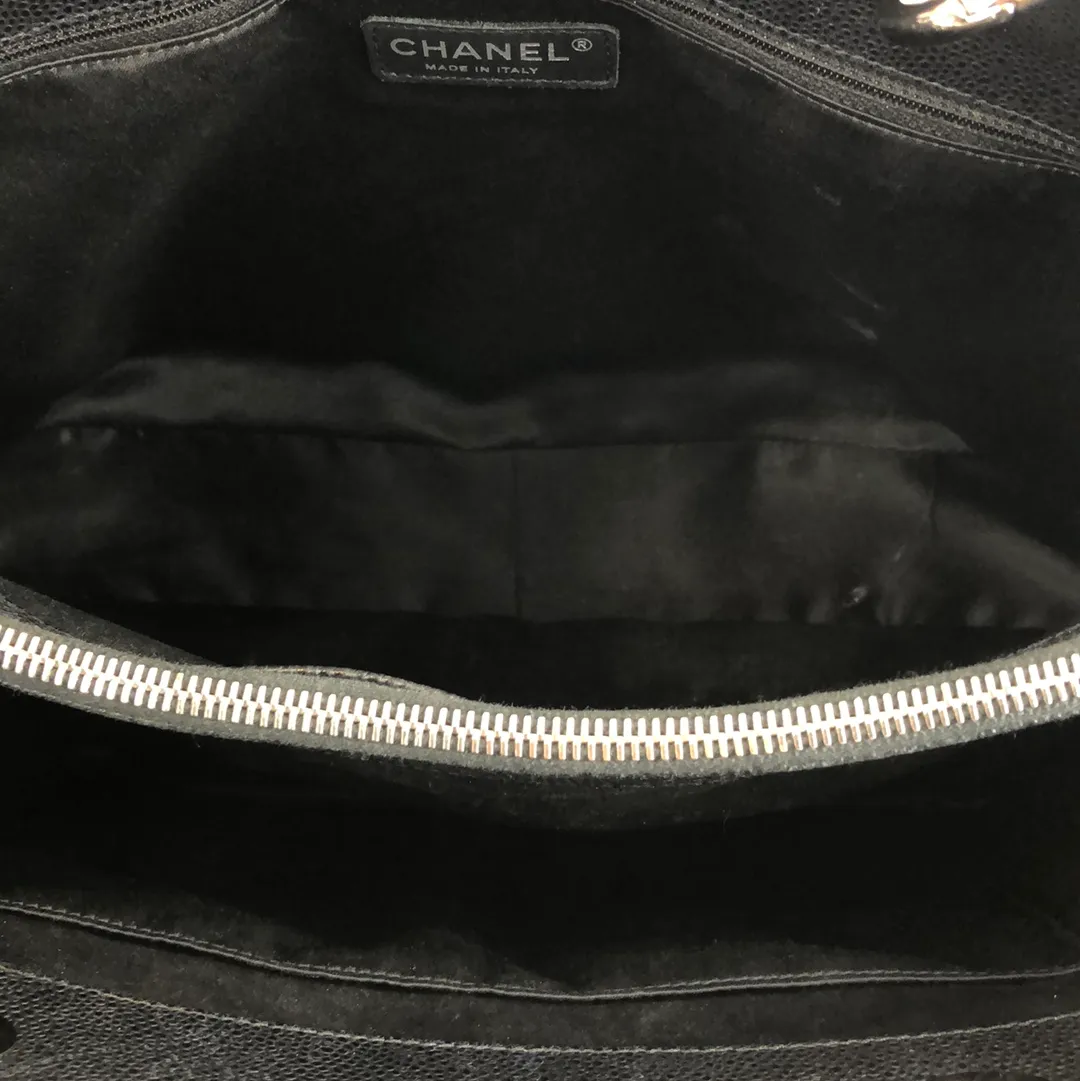Chanel Black Caviar Leather GST (Grand Shopper Tote)
