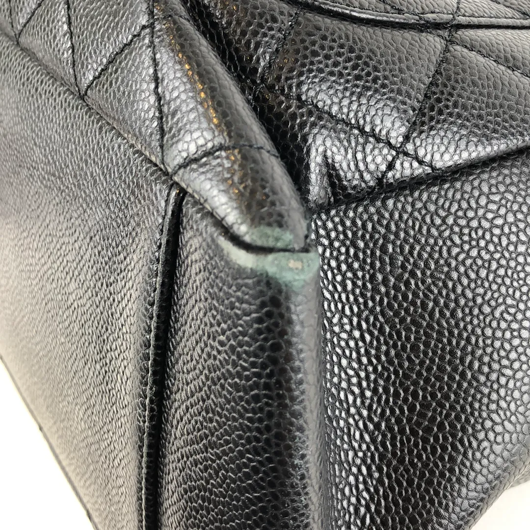Chanel Black Caviar Leather GST (Grand Shopper Tote)