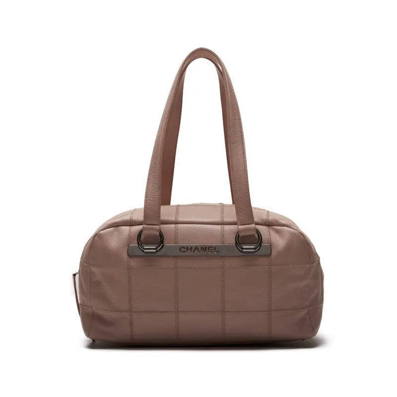 CHANEL Chocolate Bar Top Logo Handbag Caviar S Thin Pink (Silver G)  Handbag Lady Handbag Lady Handbags  Ship Khao Yan Online