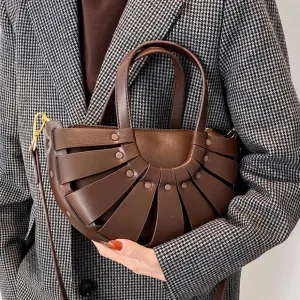 Christmas Gift Luxury Brand Ladies Tote bag 2021 Fashion New High-quality PU Leather Women's Designer Handbag Vintage Shoulder Messenger Bag