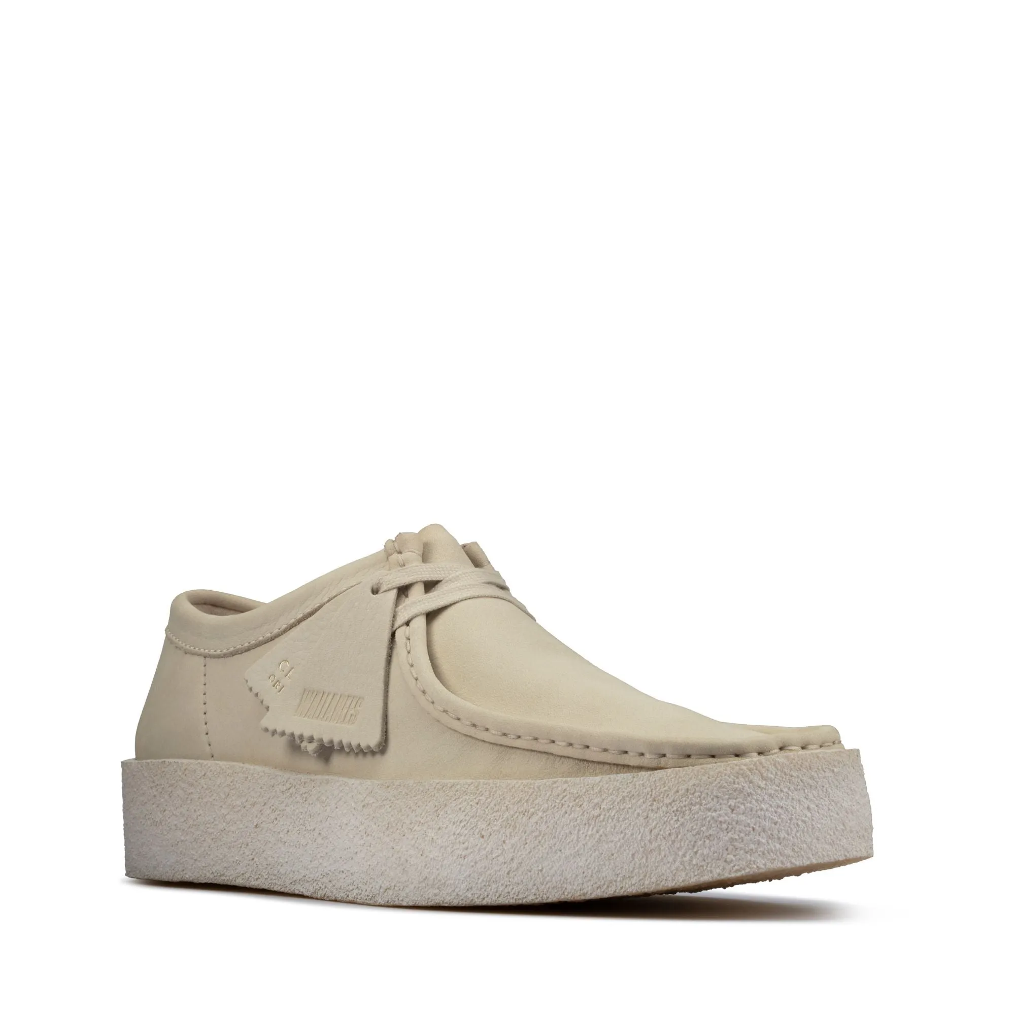 Clarks Originals Wallabee Cup Men’s White Leather 26158153