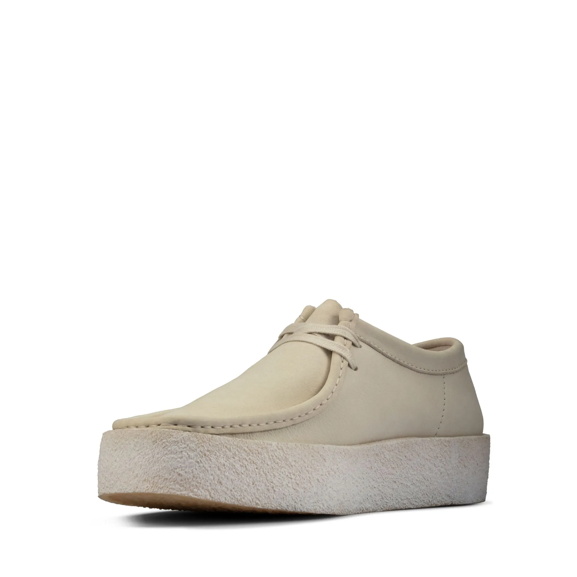 Clarks Originals Wallabee Cup Men’s White Leather 26158153