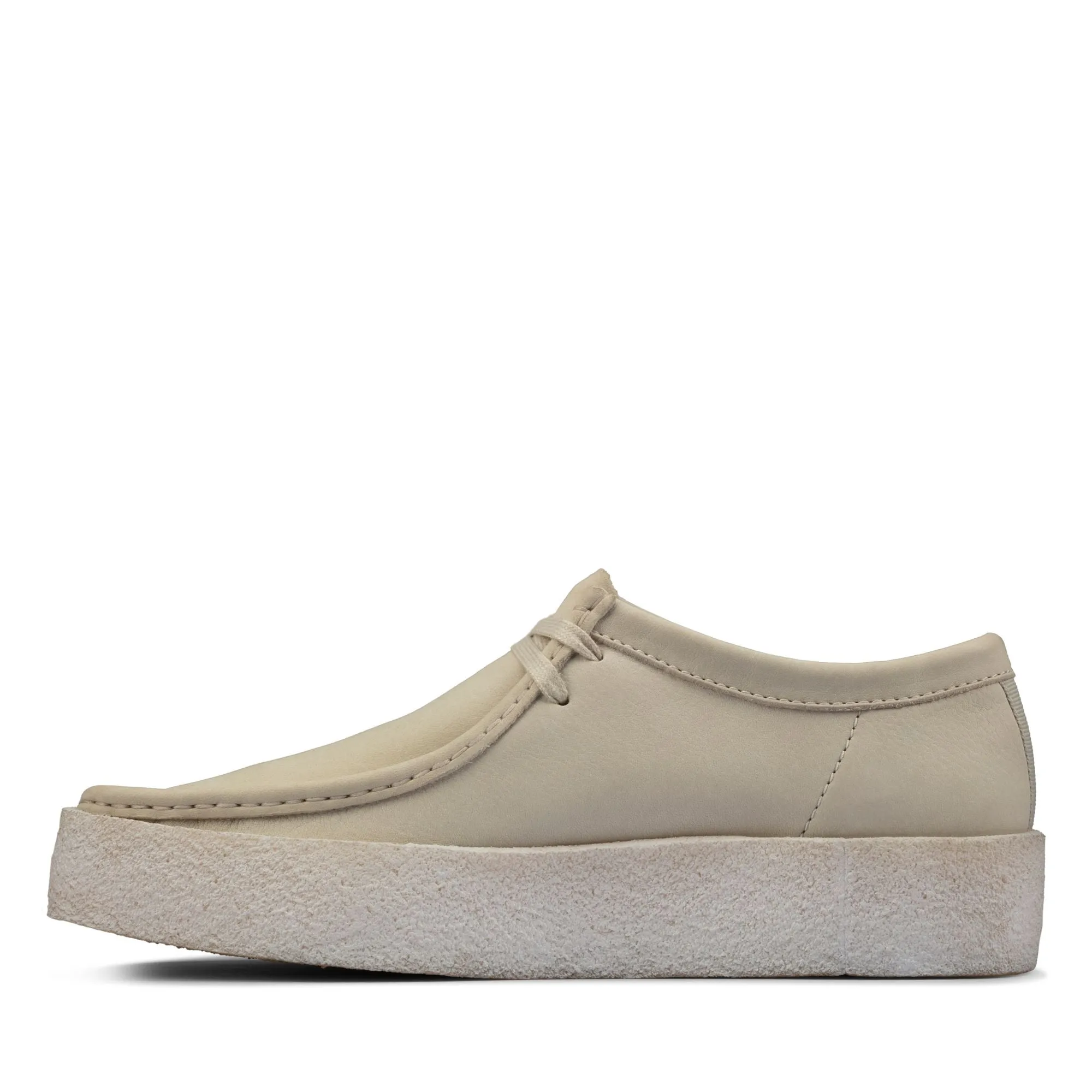 Clarks Originals Wallabee Cup Men’s White Leather 26158153