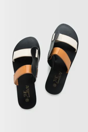 COLOR BLOCK SLIP-ONS