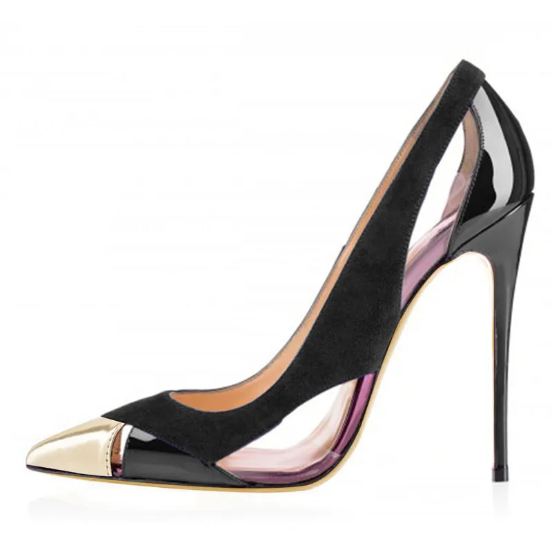 Fashion Spring Women Slip on Shoes Shallow Pointed Toe Stiletto Heel