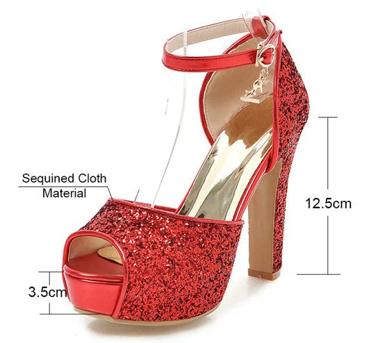 High Heel Platform Sandals