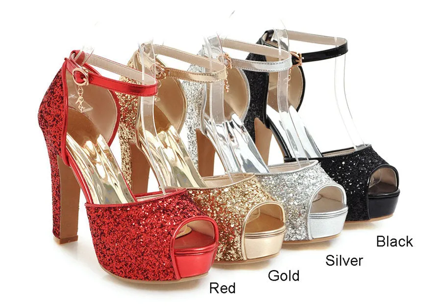 High Heel Platform Sandals