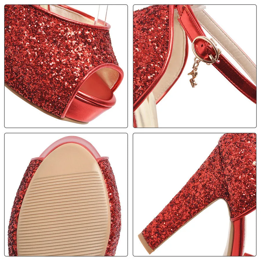 High Heel Platform Sandals