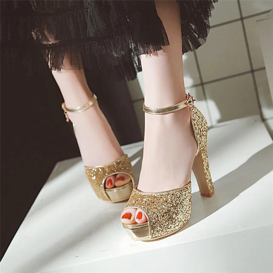 High Heel Platform Sandals