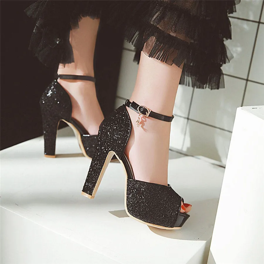 High Heel Platform Sandals