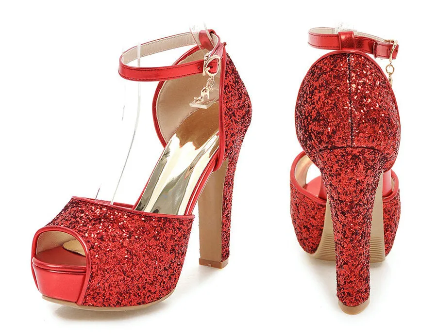 High Heel Platform Sandals