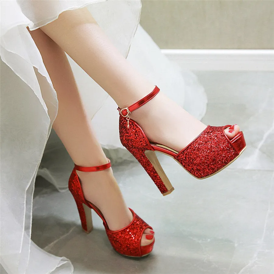 High Heel Platform Sandals
