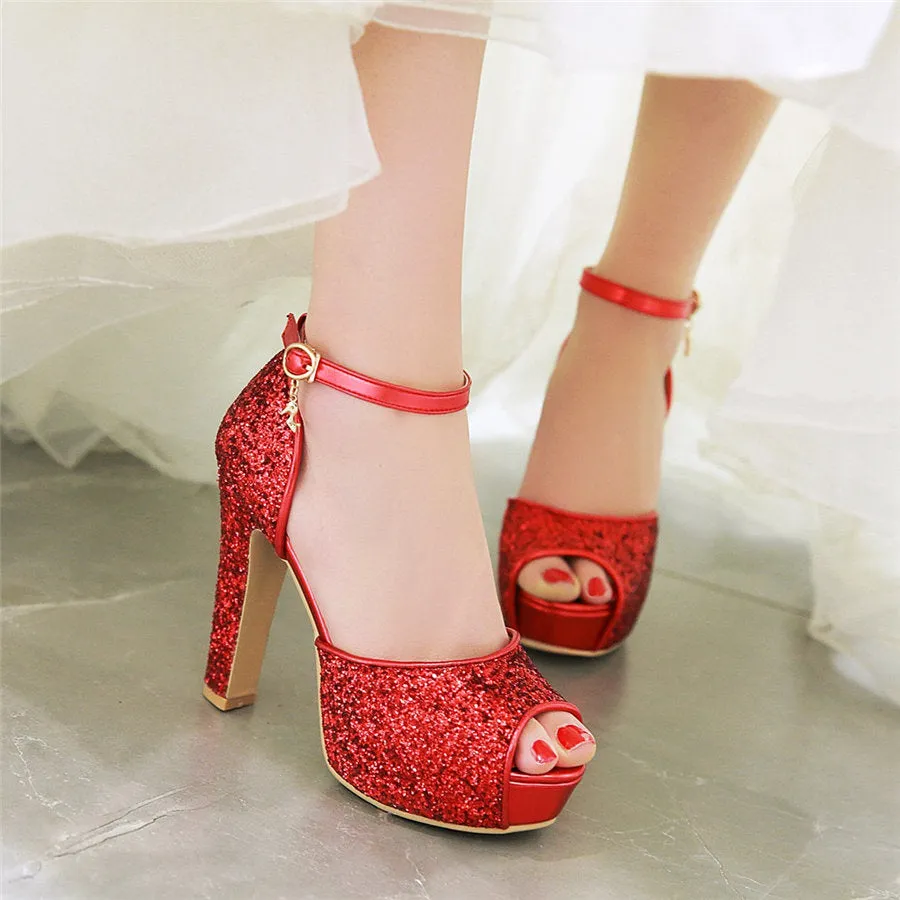 High Heel Platform Sandals