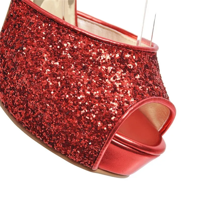 High Heel Platform Sandals