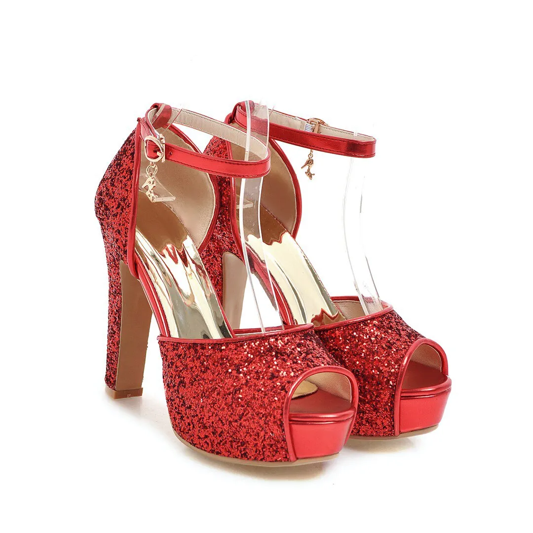 High Heel Platform Sandals