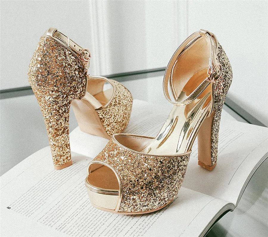 High Heel Platform Sandals