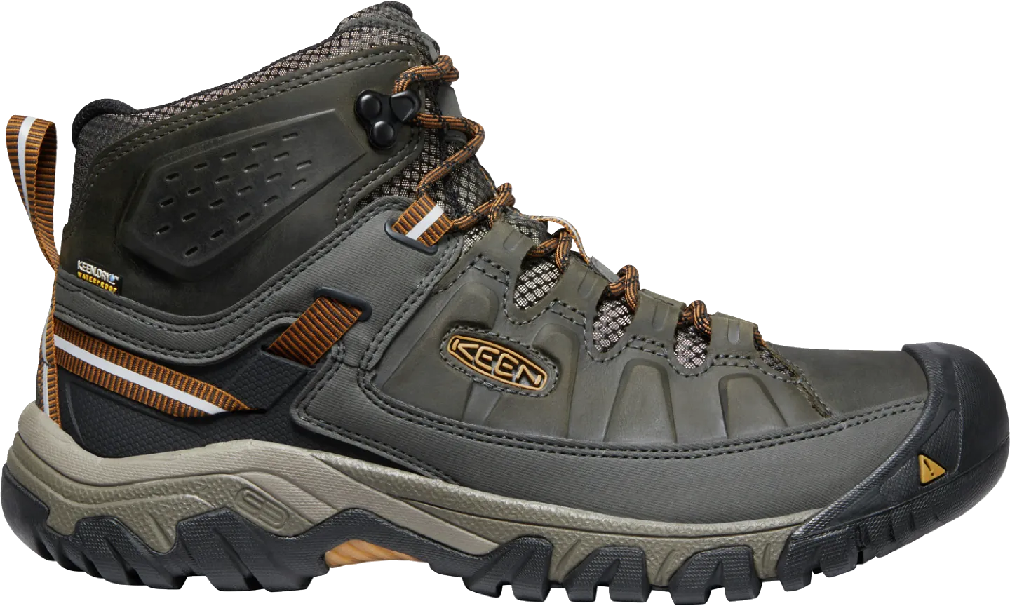 KEEN TARGHEE III MID WATERPROOF BLACK OLIVE/GOLDEN BROWN 1017787