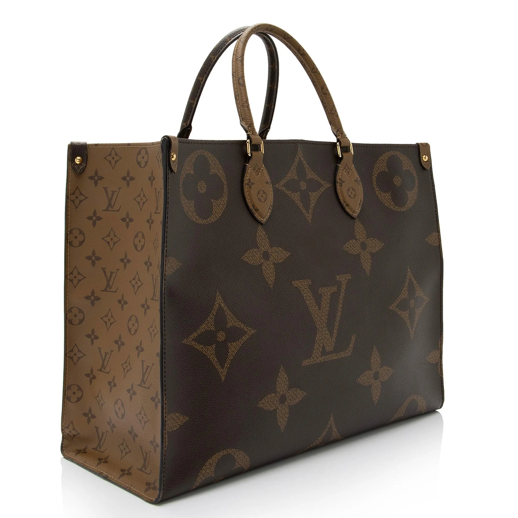 Louis Vuitton Giant Monogram Canvas Onthego GM Tote (SHF-1YYMn6)