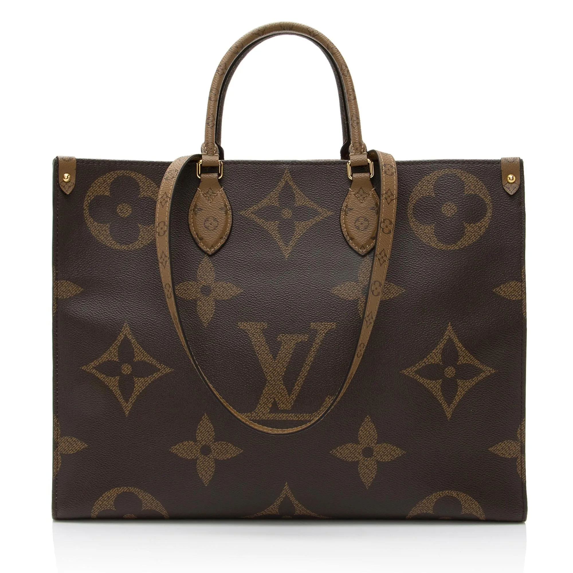 Louis Vuitton Giant Monogram Canvas Onthego GM Tote (SHF-1YYMn6)