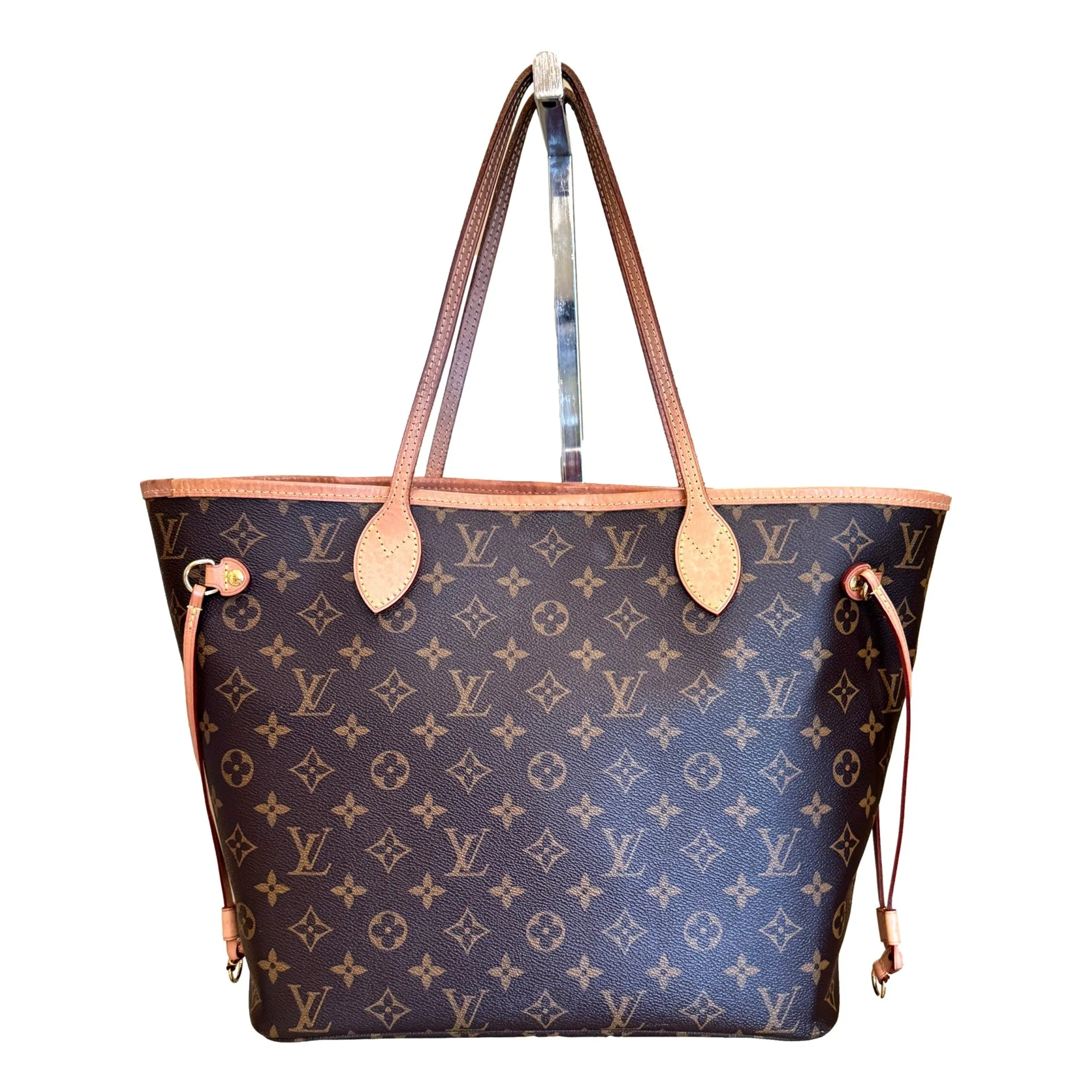 Louis Vuitton Neverfull Brown Tote Monogram Canvas MM