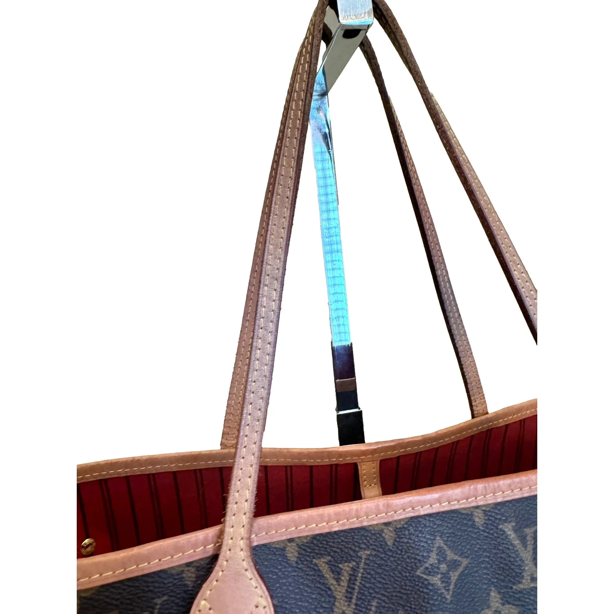 Louis Vuitton Neverfull Brown Tote Monogram Canvas MM