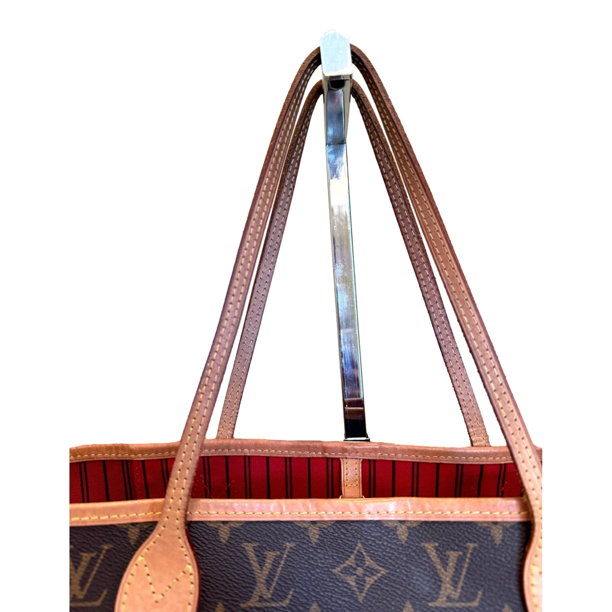 Louis Vuitton Neverfull Brown Tote Monogram Canvas MM