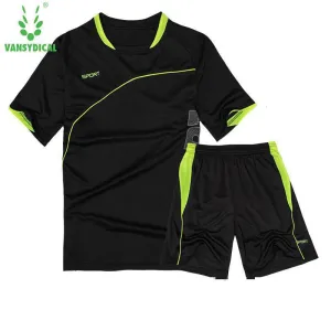 Men's Sport Run Suits Quick Dry Basketball Soccer Training Tracksuits jersey Summer Fitness Sportswear