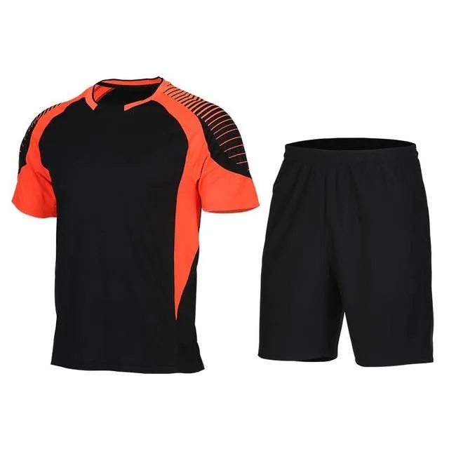 Men's Sport Run Suits Quick Dry Basketball Soccer Training Tracksuits jersey Summer Fitness Sportswear