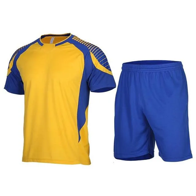 Men's Sport Run Suits Quick Dry Basketball Soccer Training Tracksuits jersey Summer Fitness Sportswear