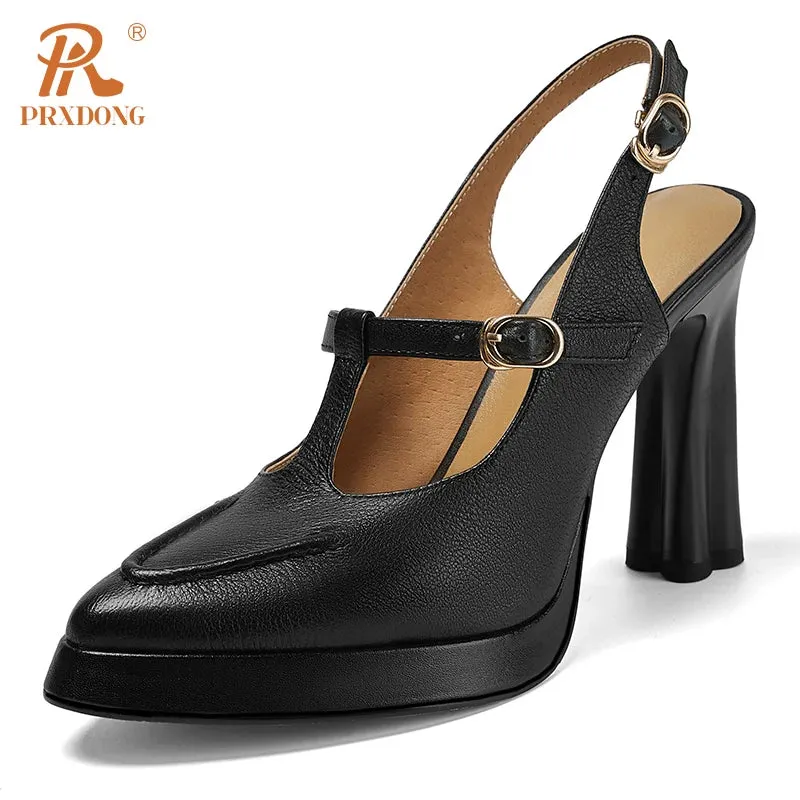 Molded Heel Pointed Toe Heels