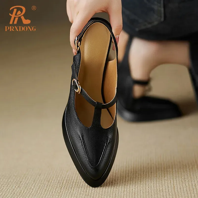 Molded Heel Pointed Toe Heels