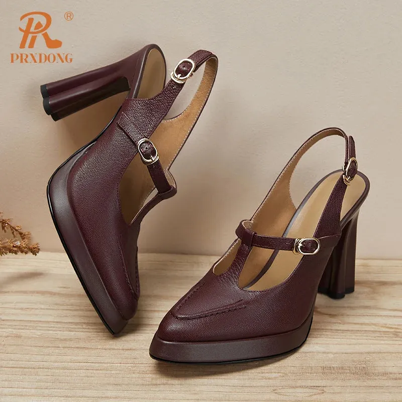 Molded Heel Pointed Toe Heels