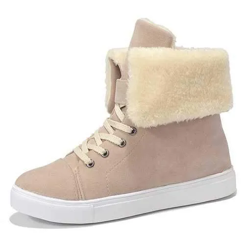Multi-Way Fur Lining Boots