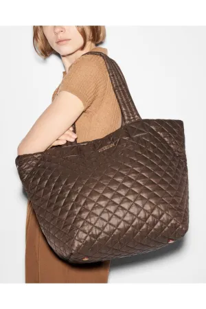 MZ Wallace Metro Tote Deluxe Medium Quilted Bag 1260X1831 | Walnut