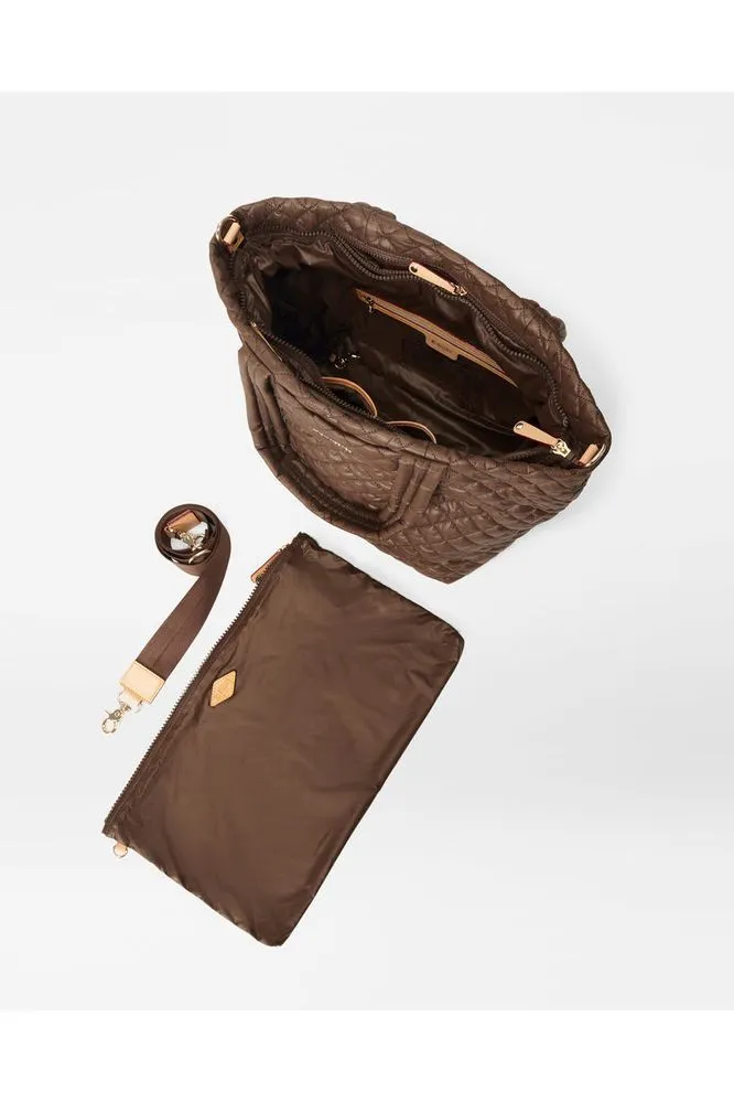 MZ Wallace Metro Tote Deluxe Medium Quilted Bag 1260X1831 | Walnut