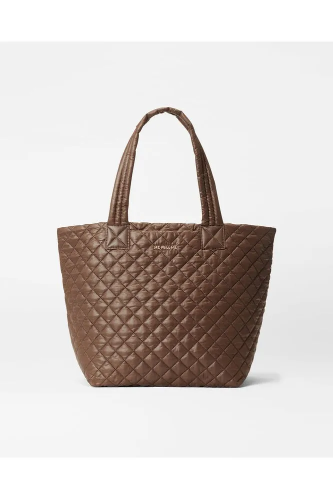 MZ Wallace Metro Tote Deluxe Medium Quilted Bag 1260X1831 | Walnut