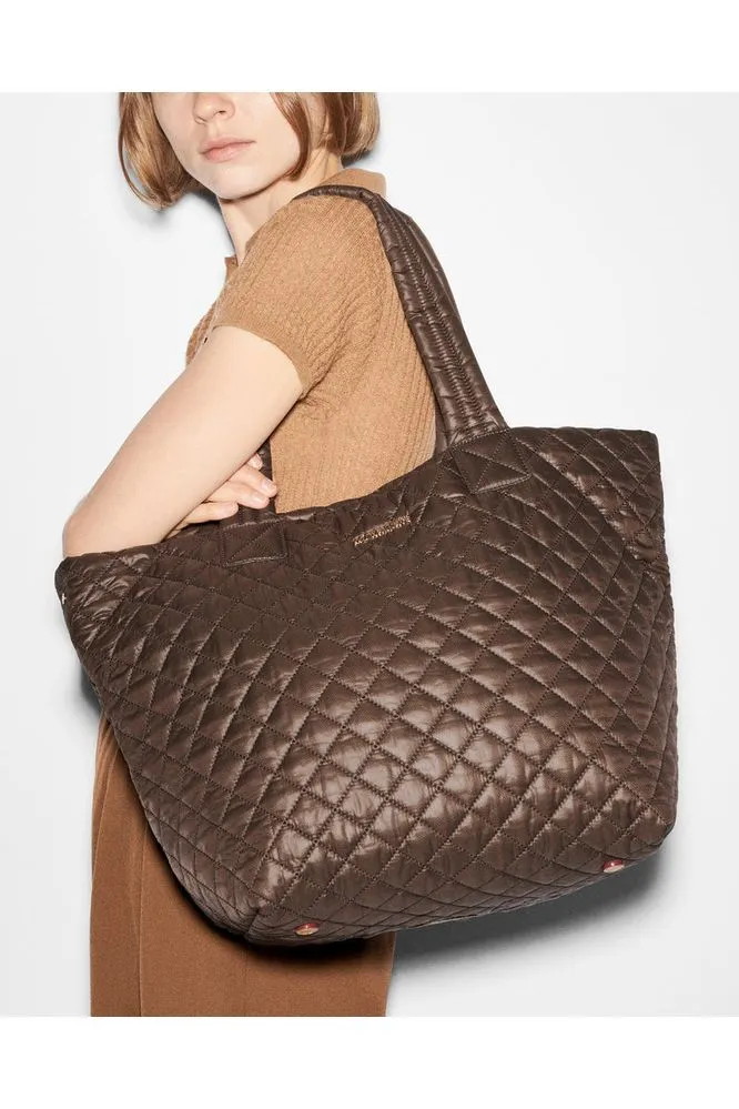 MZ Wallace Metro Tote Deluxe Medium Quilted Bag 1260X1831 | Walnut